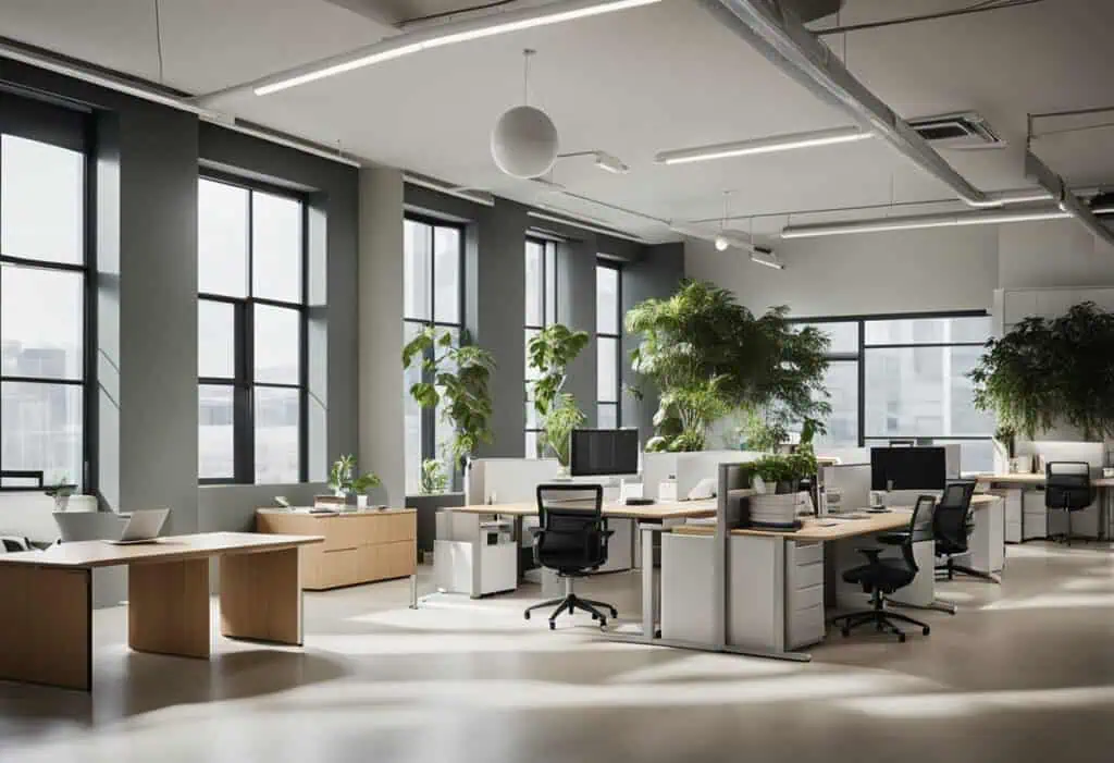 clean office design