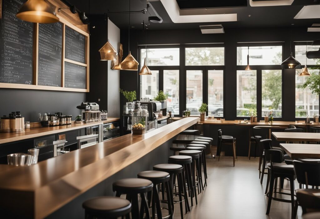coffee bar interior design