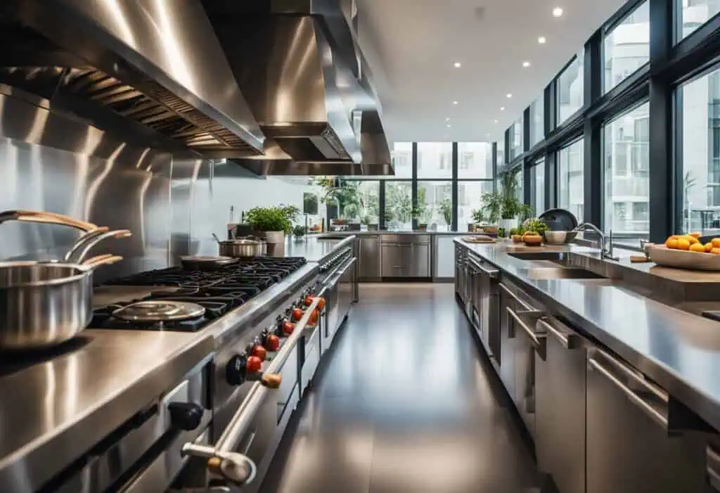 commercial open kitchen design
