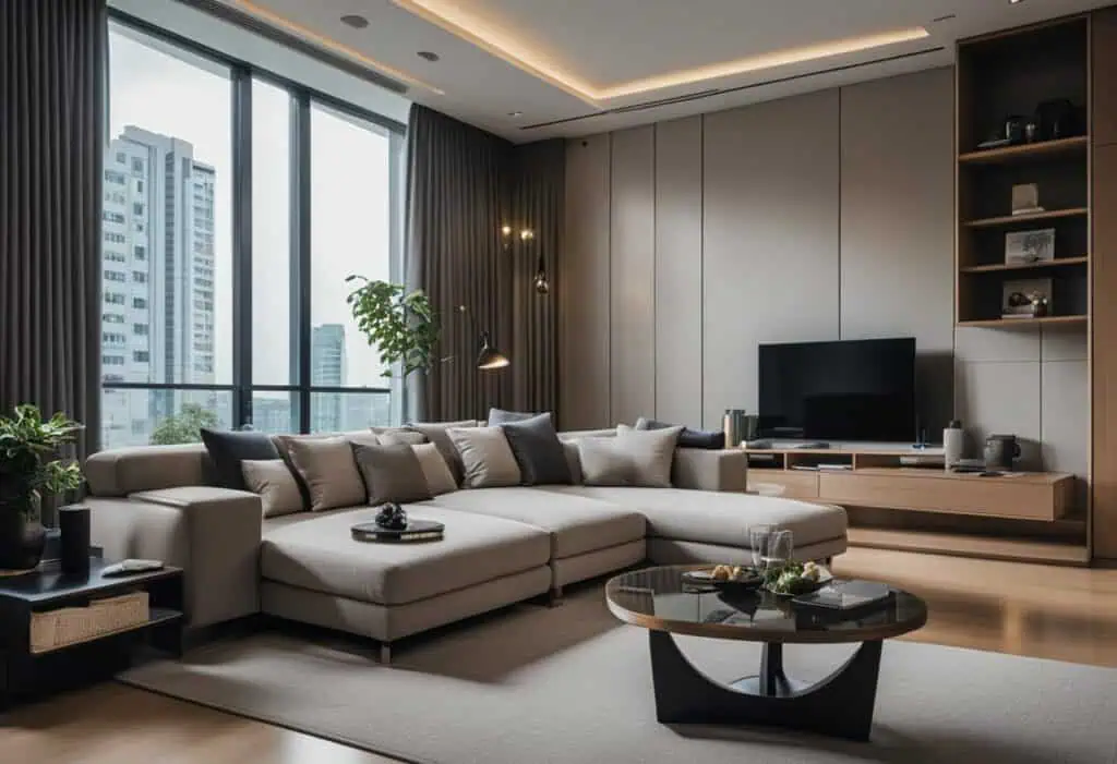 Compact furniture design for small spaces in Singapore homes.