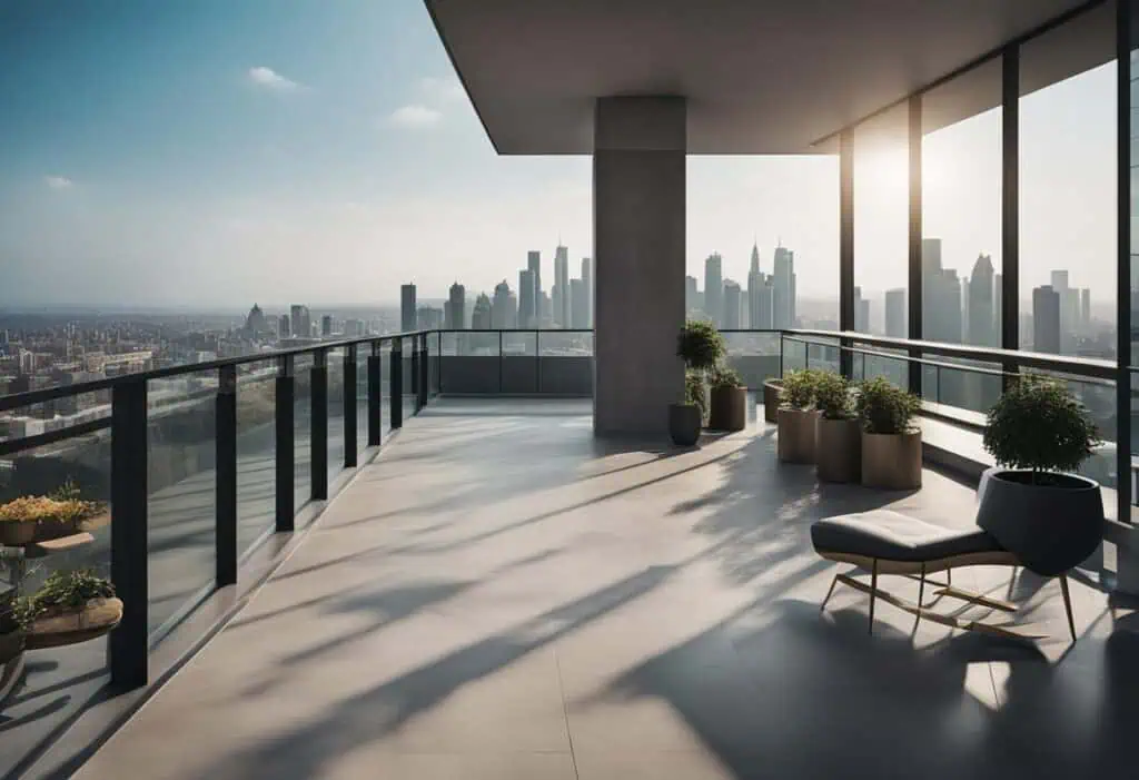 concrete balcony design