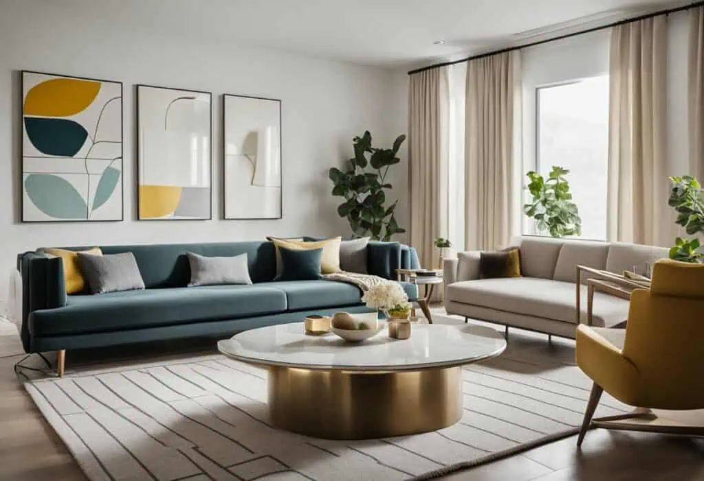 contemporary interior design mood board