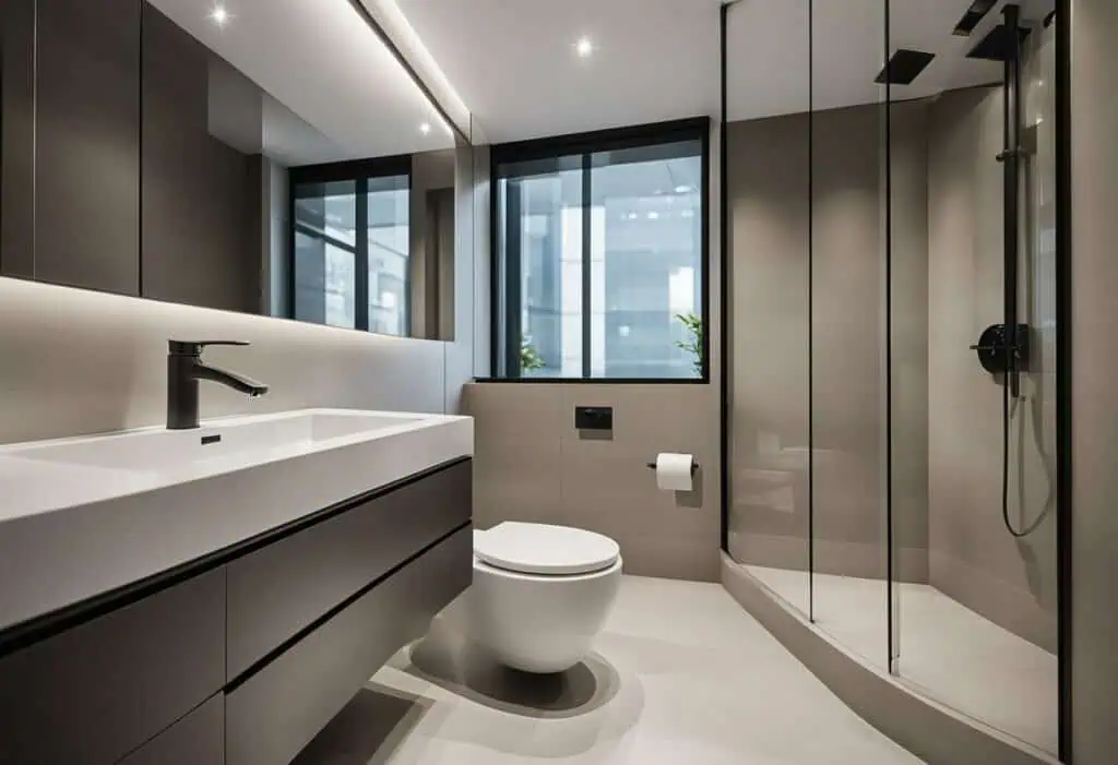 contemporary toilet design