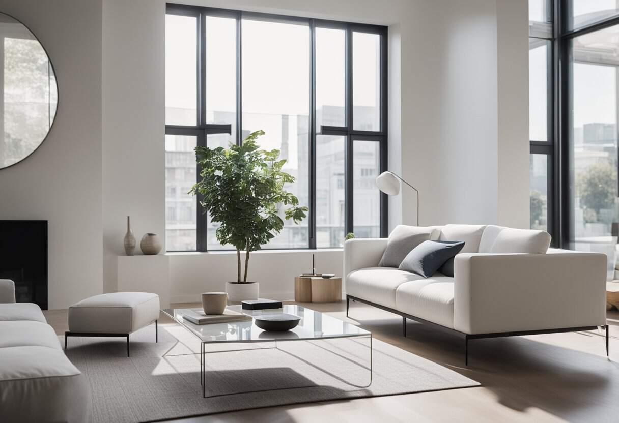 Contemporary White Living Room: Chic Design Ideas