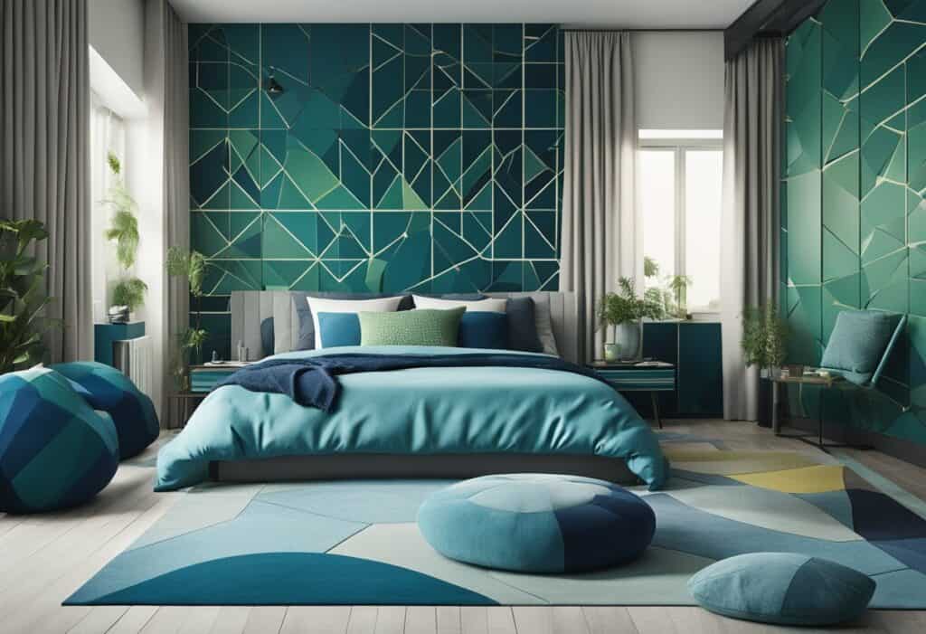 cool bedroom paint designs