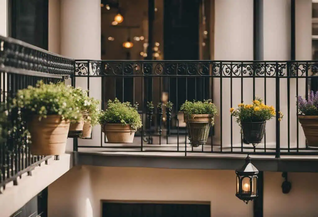 Balcony garden design for small spaces.