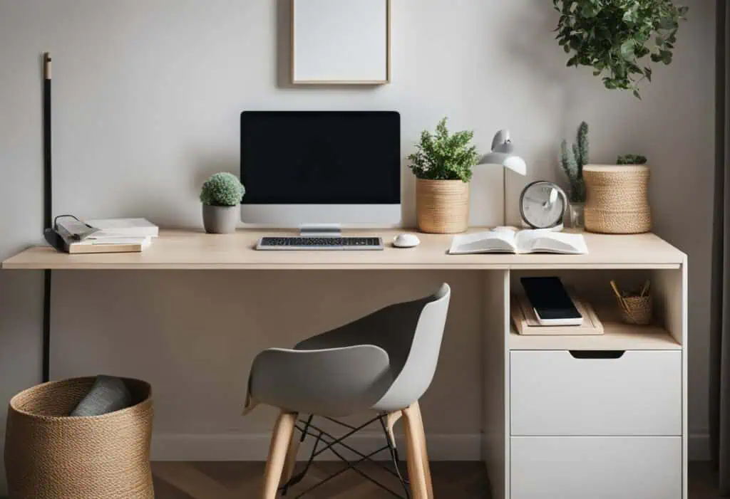 corner study table design for bedroom