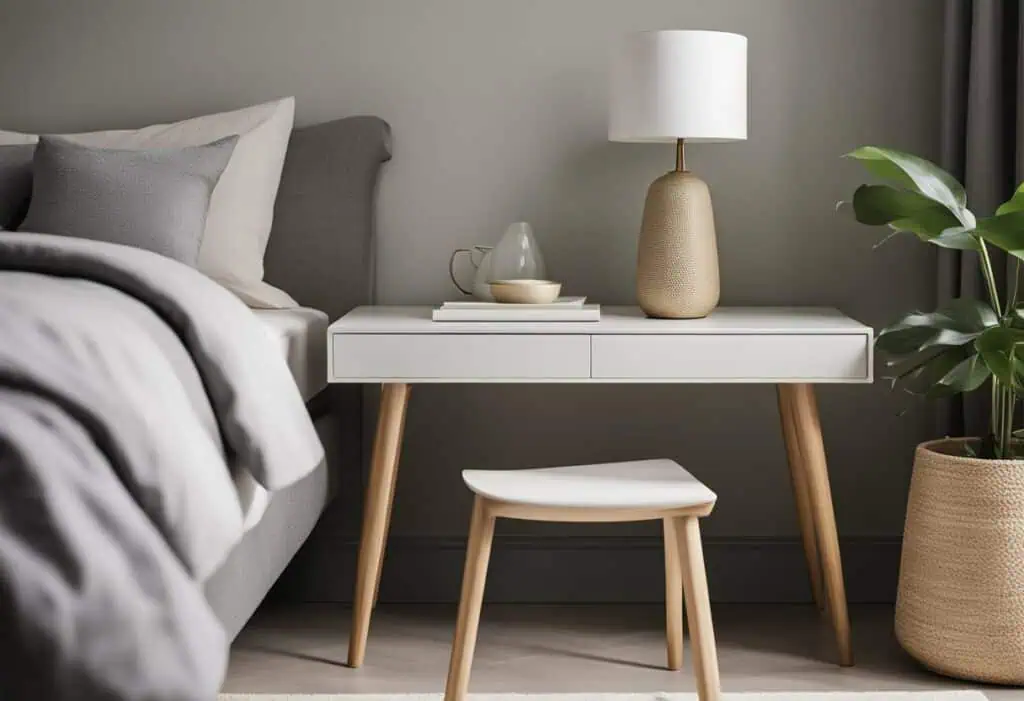 corner table designs for bedroom