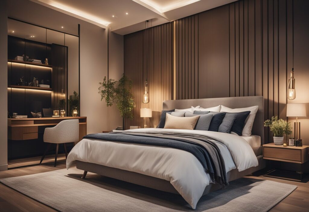 cozy modern bedroom design