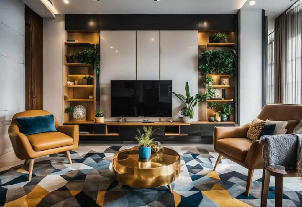 Stylish modern living room featuring unique furniture designs for contemporary homes.