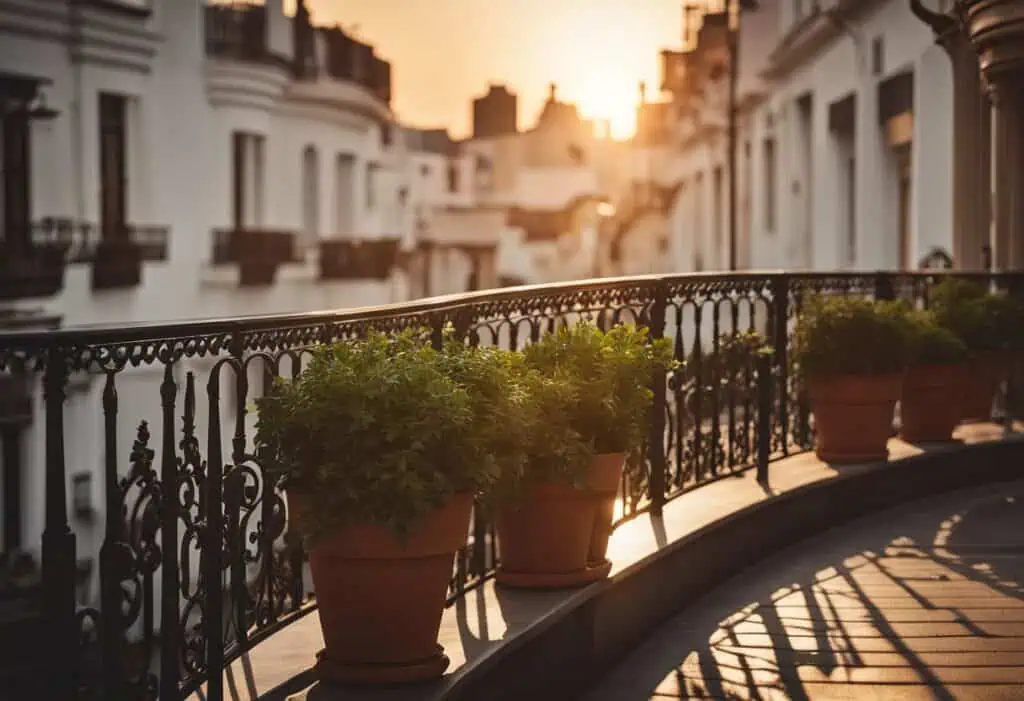 curved balcony design