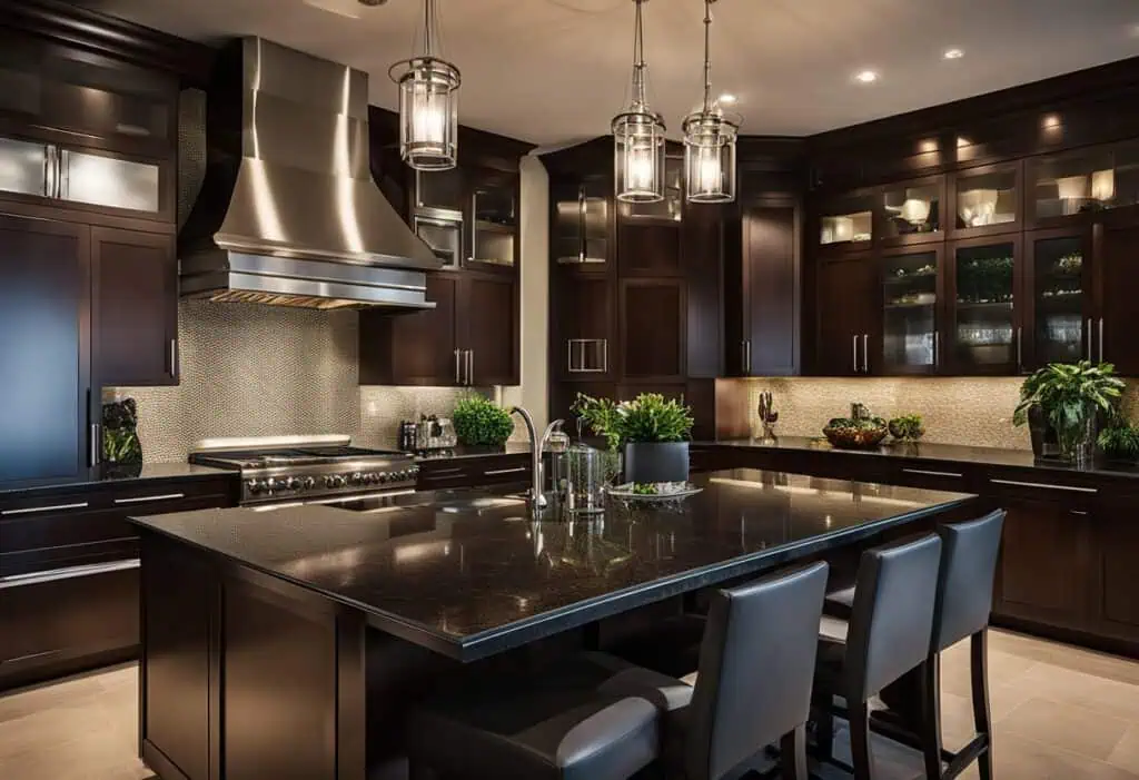 dark wood kitchen designs