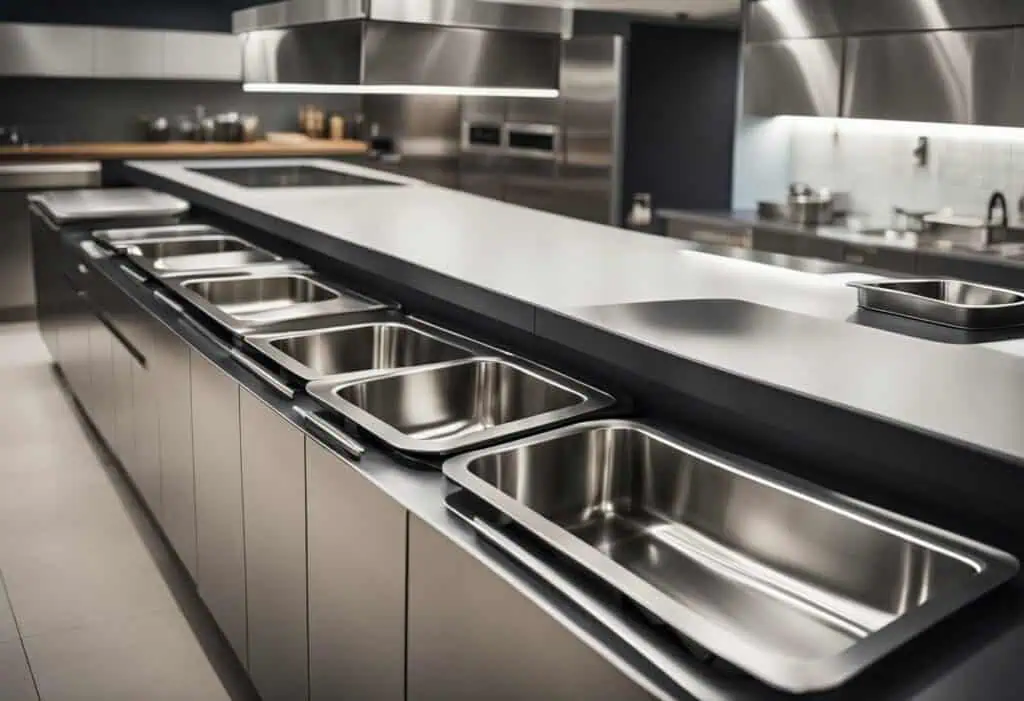 designer kitchen bins