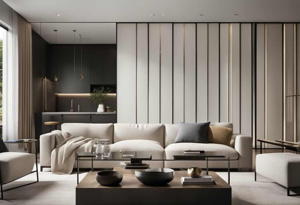 divider living room design