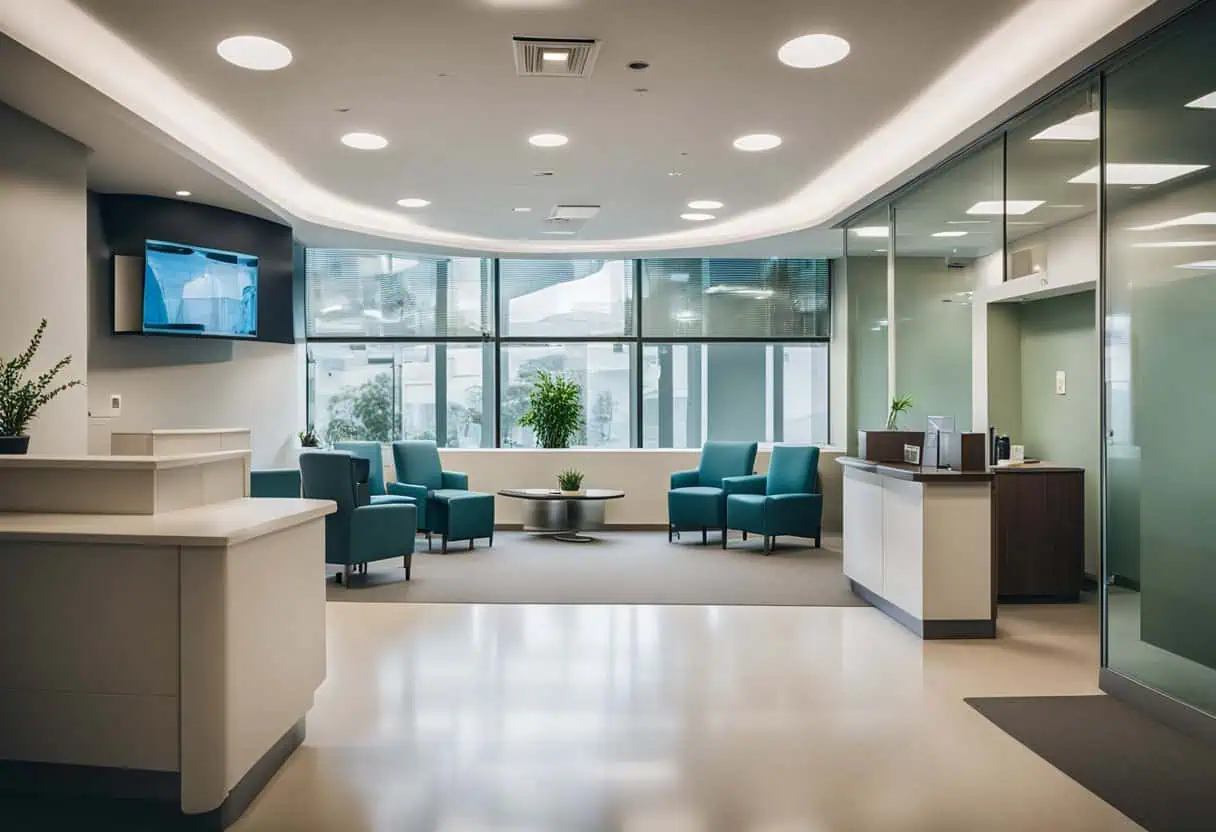 Bright and welcoming medical office space designed for patient comfort and professionalism.