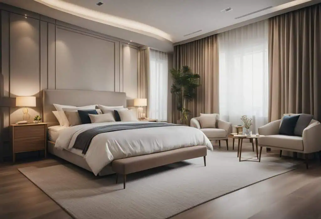 double bedroom interior design