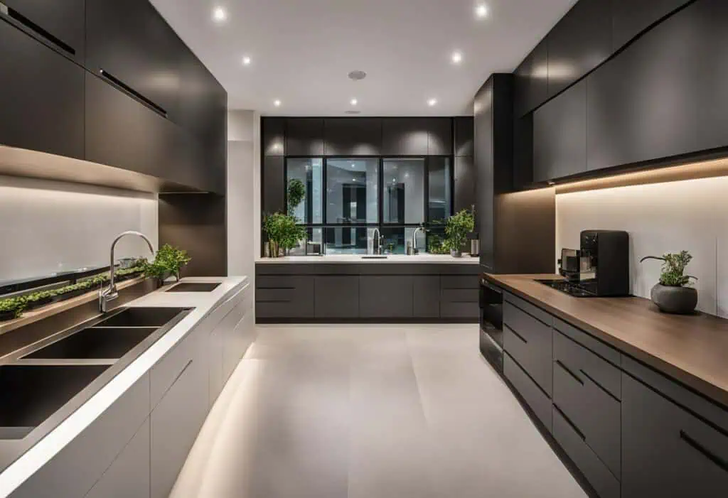 double sink kitchen design