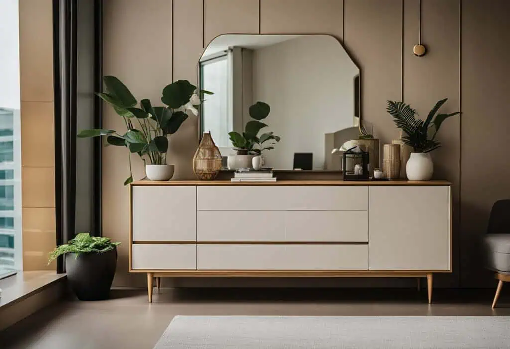 Stylish dresser furniture with sleek design, perfect for contemporary Singaporean interiors.