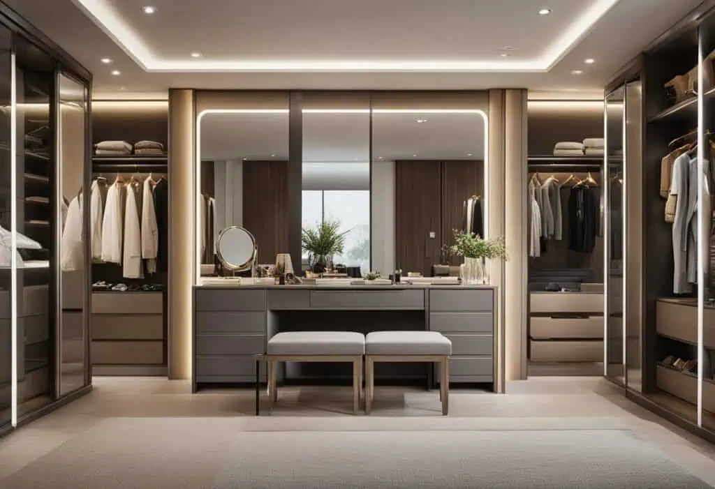 dressing room design bedroom