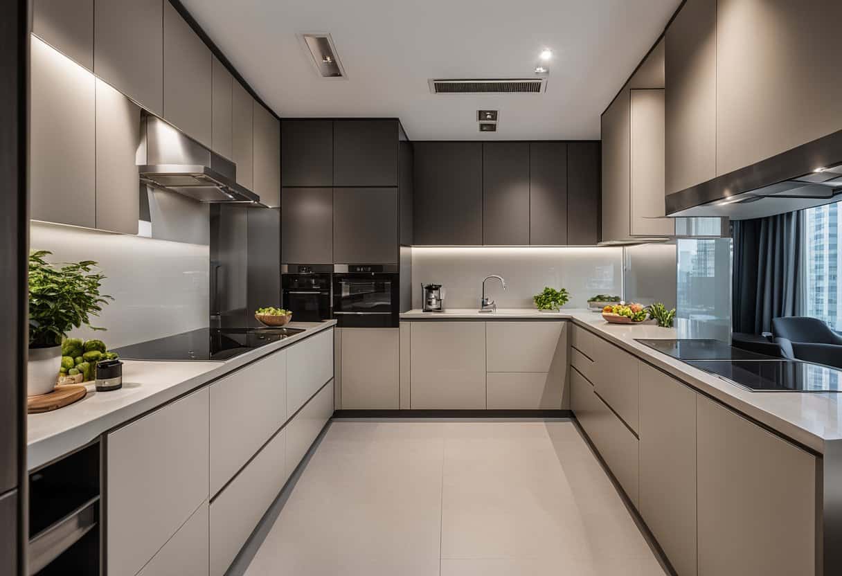 Dry and Wet Kitchen Design HDB: Exciting Home Ideas