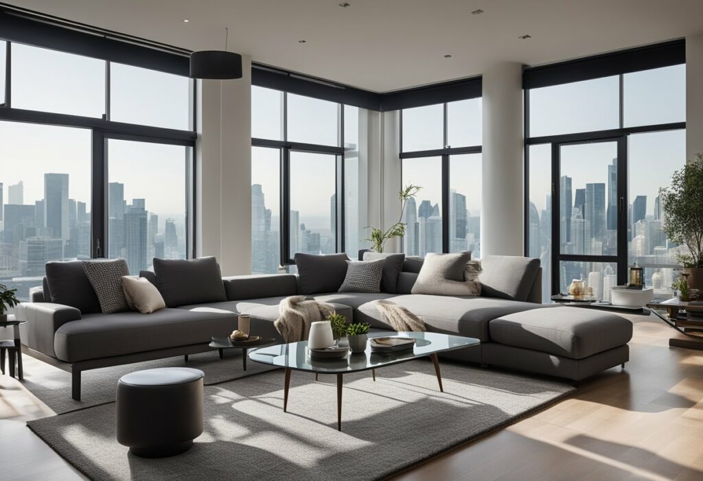 duplex living room design