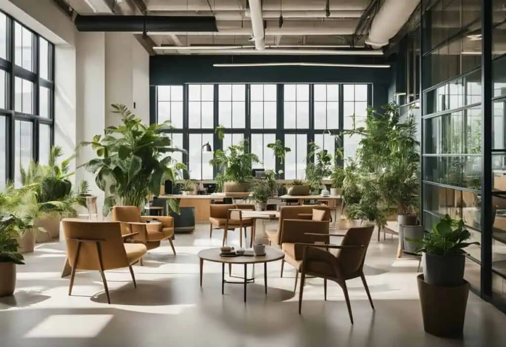 eco friendly office interior design