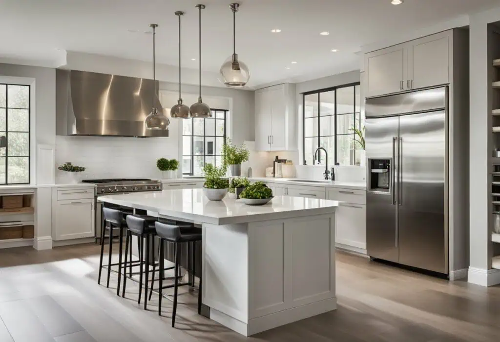 enclosed kitchen designs