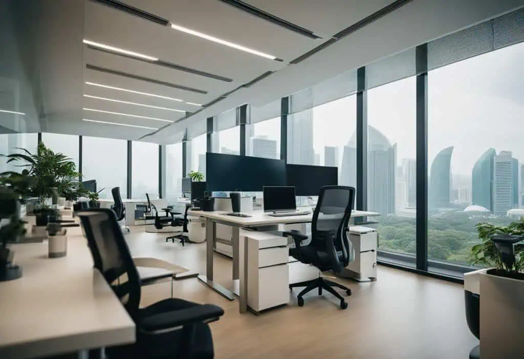 Ergonomic office furniture Singapore for enhanced comfort and productivity in modern workplaces.