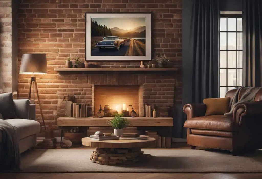 exposed brick wall interior design