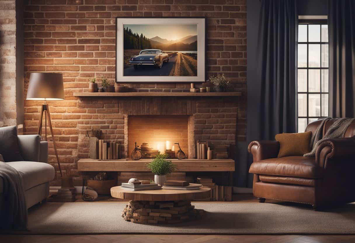 Image showcasing Exposed Brick Wall Design: Trendy & Timeless for Your Home