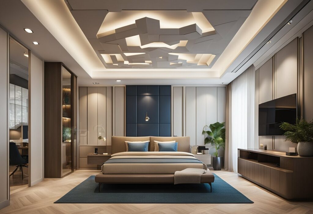 fall ceiling design for bedroom