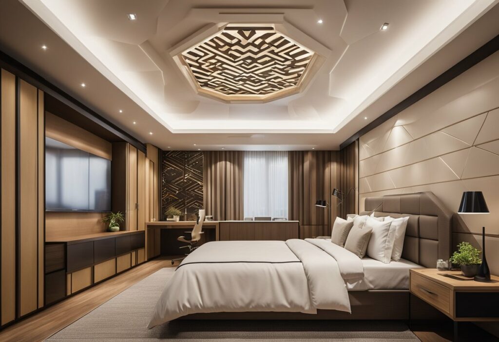 false ceiling design for small bedroom