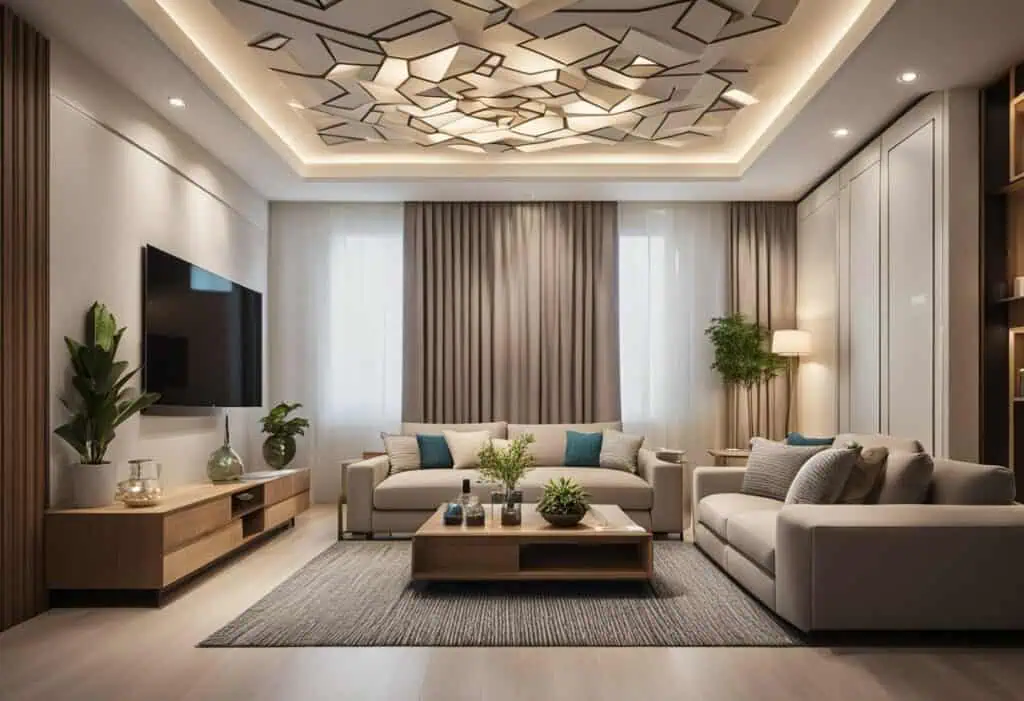 false ceiling designs for living room
