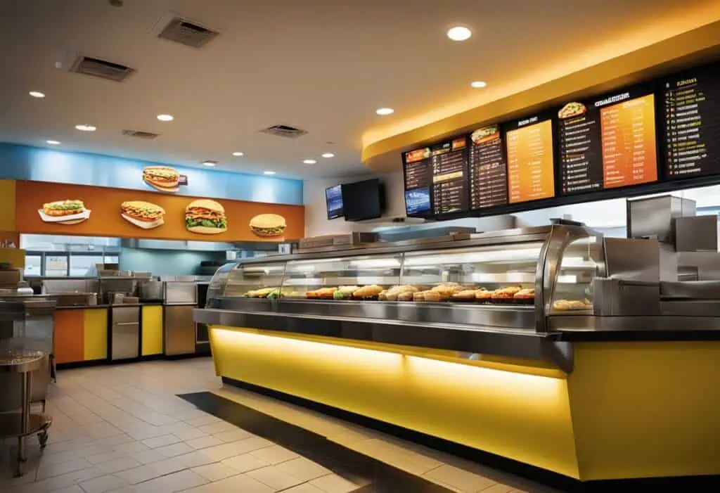 fast food interior design