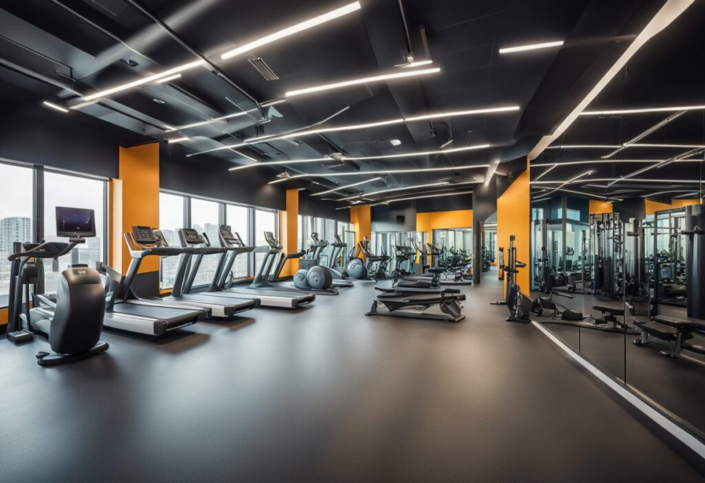 fitness center interior design