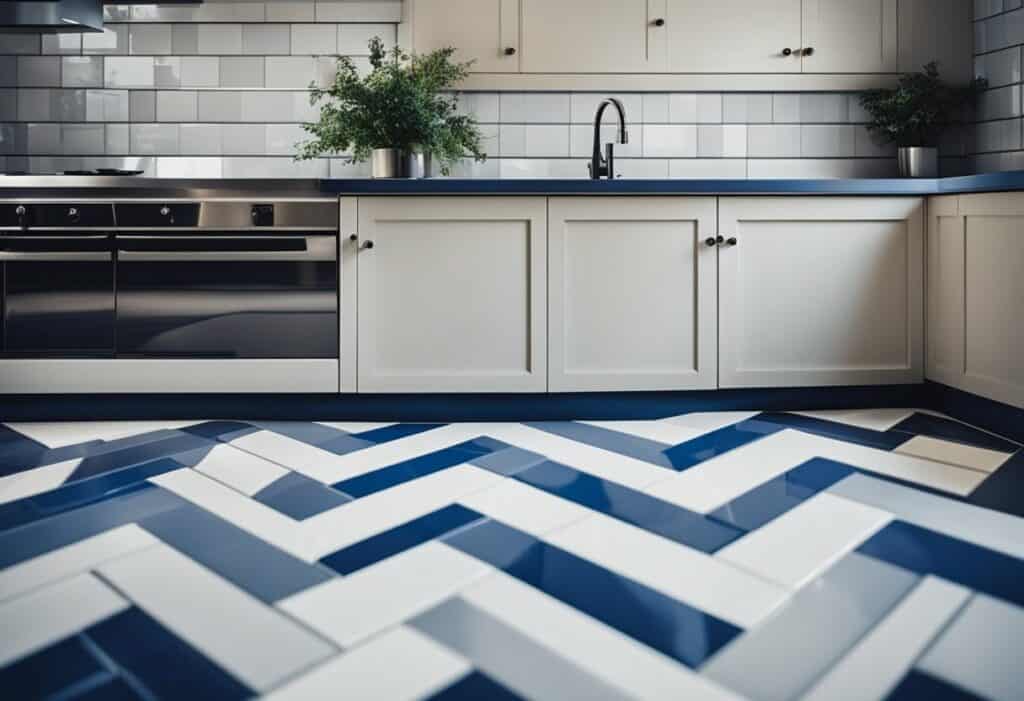 floor tile design for kitchen