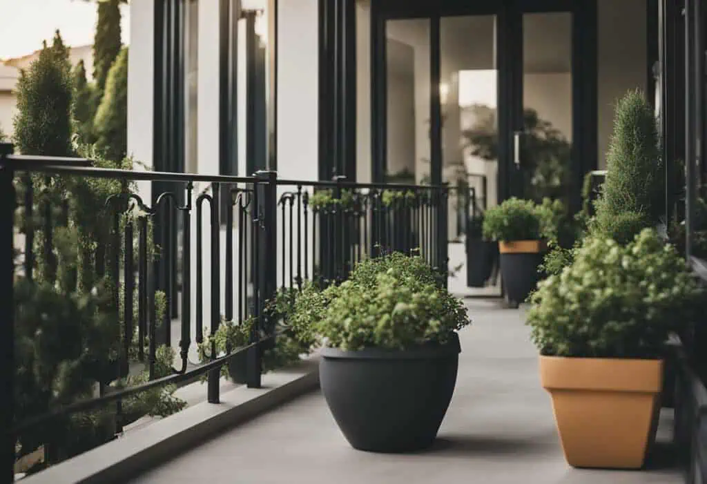 front balcony design house
