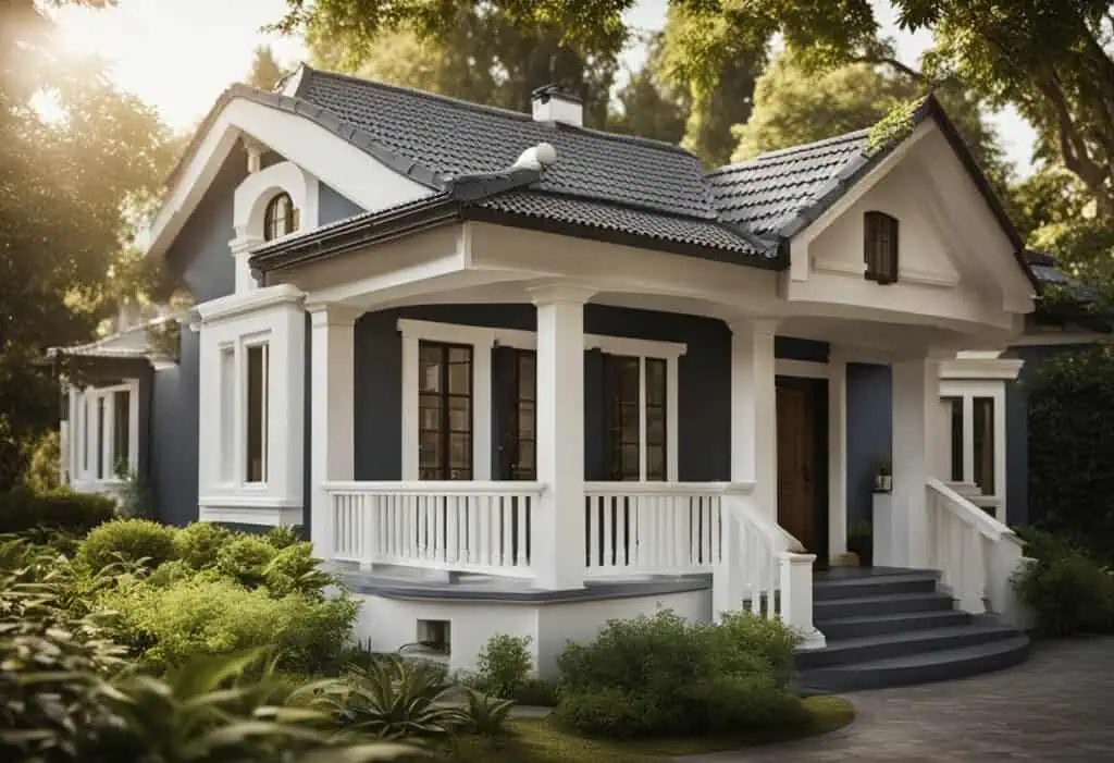front elevation design without balcony