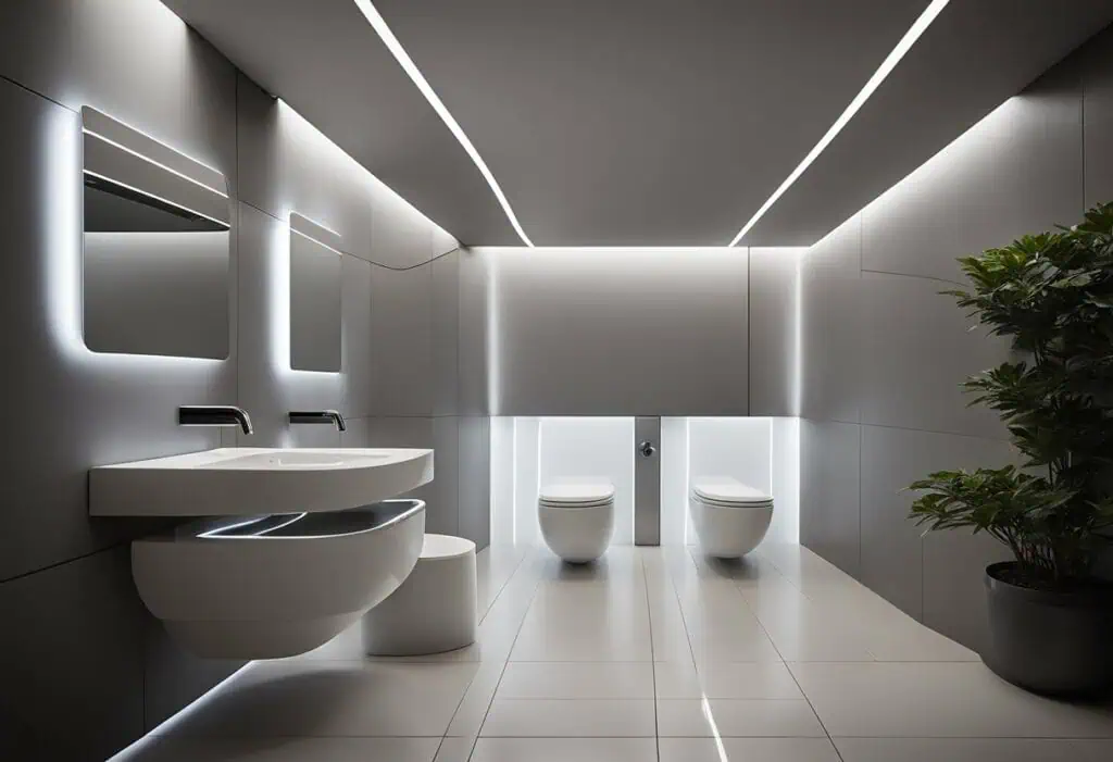 Innovative toilet design featuring sleek, hygienic, and comfortable fixtures for future bathroom imp.