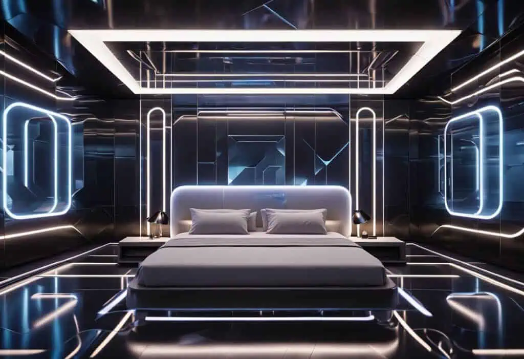 futuristic bedroom design