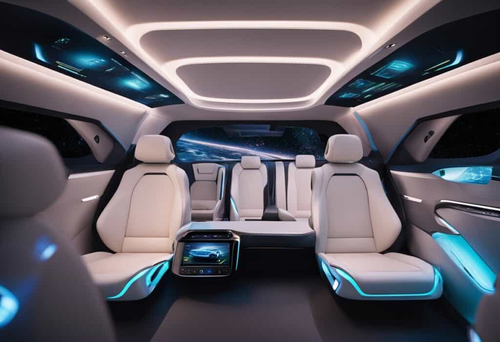 futuristic car interior design