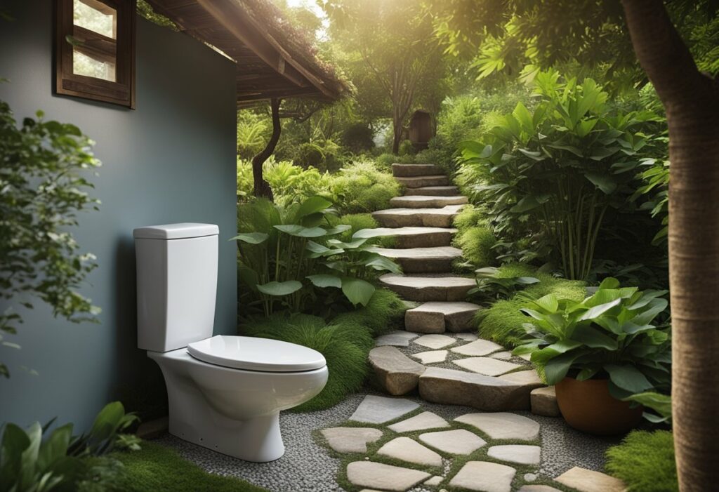 garden toilet design