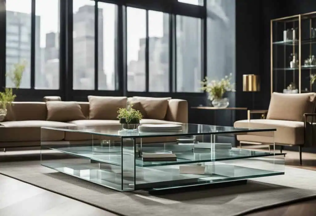 glass designs for living room