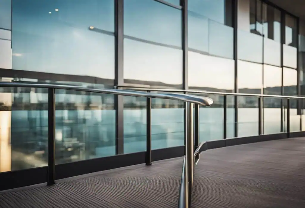 glass railing design for balcony