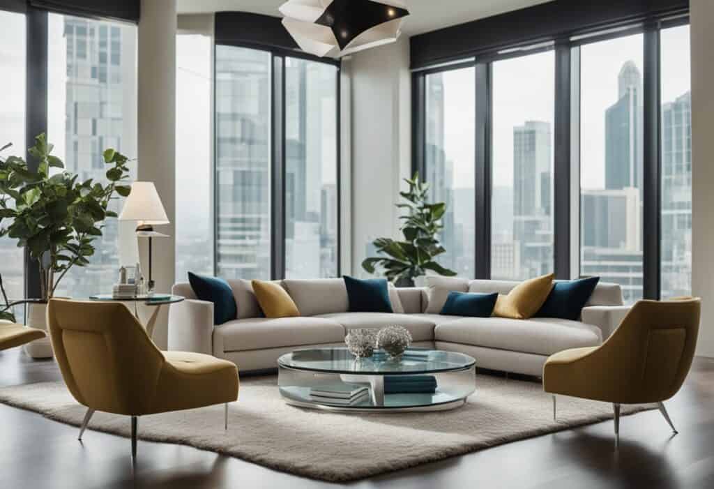 glass table design for living room