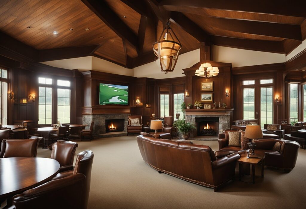 golf clubhouse interior design