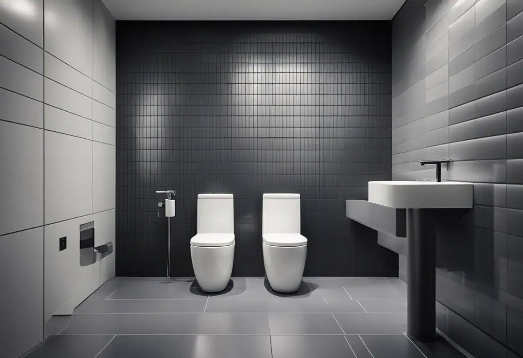 grey toilet design