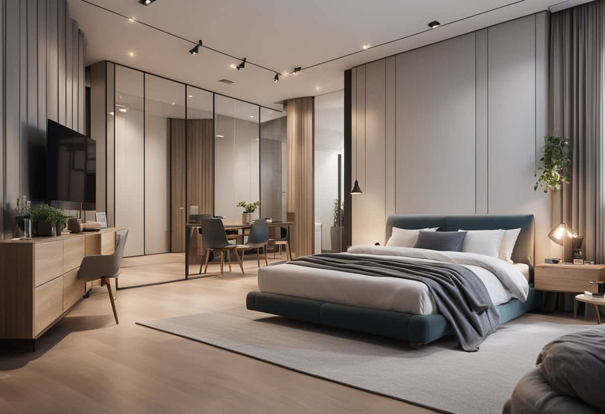Stylish Hall and Bedroom Design Ideas