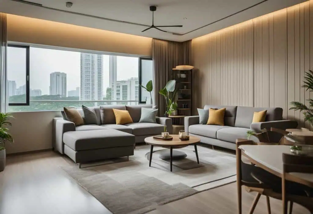 hdb 4 room flat living room design