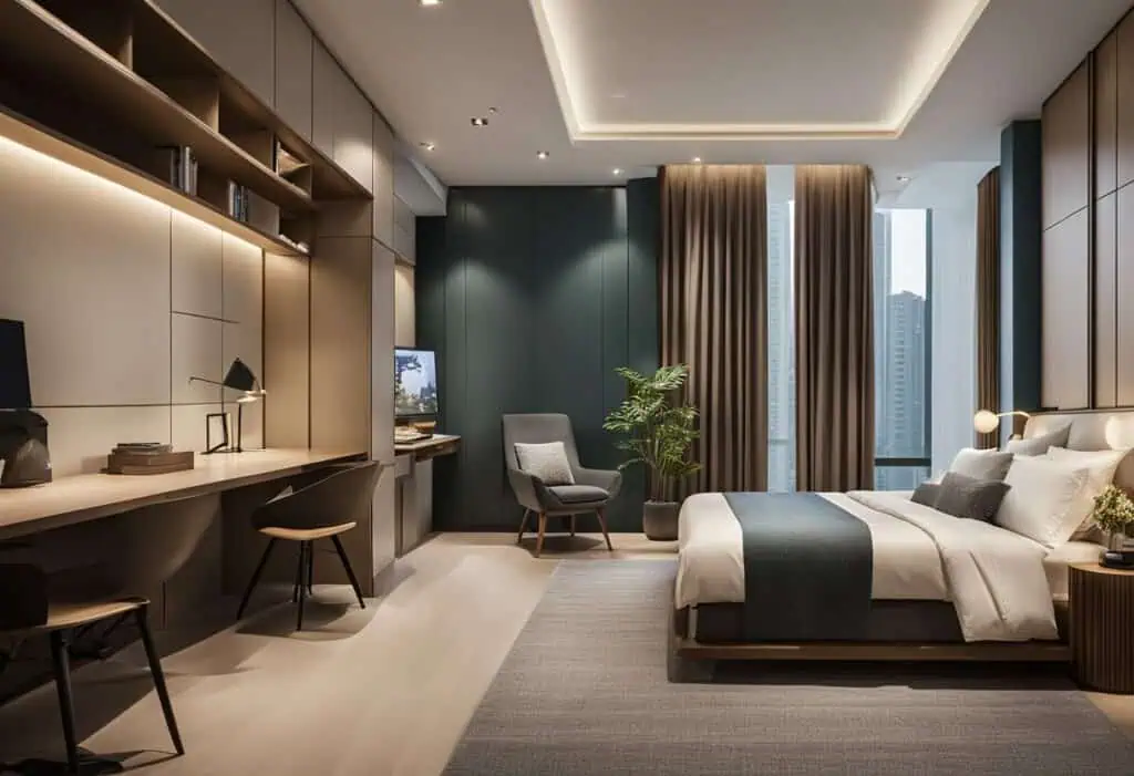 hdb 5 room master bedroom design